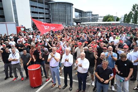 Auch in Neckarsulm wurde protestiert.