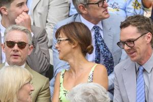Benedict Cumberbatch und Martin Freeman leiden bei Zverev-Sieg