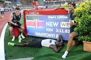 Diamond League: Weltrekord durch Wanyonyi über 1000 m