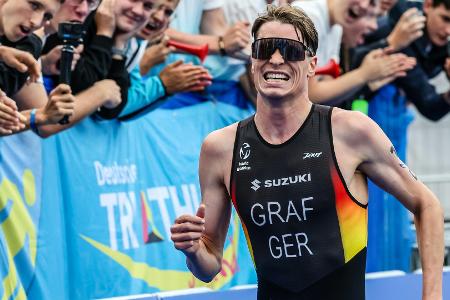 Triathlon-WM: Graf Dritter in Hamburg