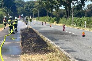 Grasbrand an der Hammerstraße