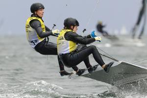 Segeln: Bergmann/Wille verteidigen EM-Titel im 49erFX