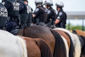 England-Argentinien: Atlantas Polizei rüstet auf