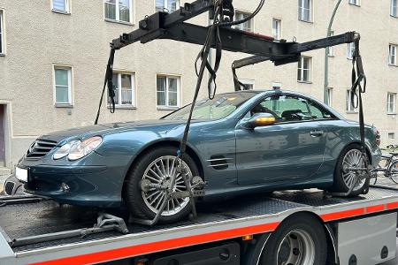 Sichergestelltes Fahrzeug