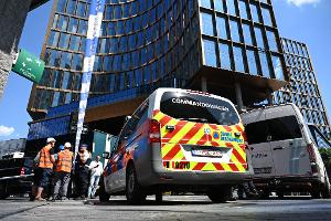 Das Gebäude in der Brüsseler Innenstadt wird umgebaut.