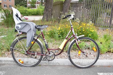 Das sichergestellte Fahrrad
