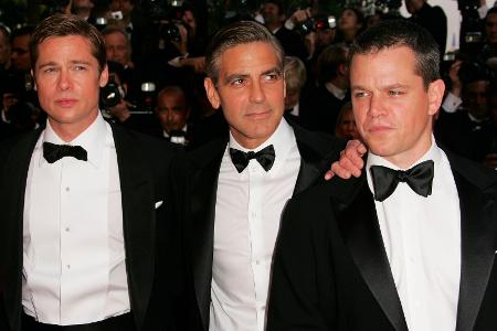 Brad Pitt, George Clooney, Matt Damon