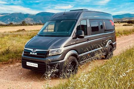 Campingbus, Außenaufnahme, MAN
