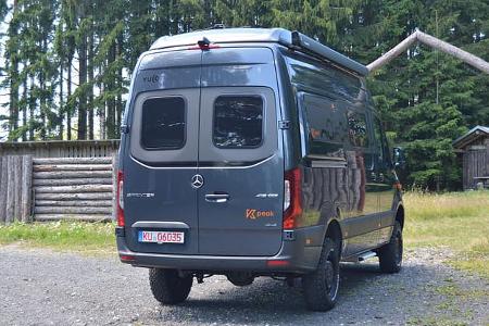 Heck, Sprinter, 4x4-Camper, Wald
