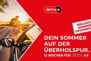 ams+ Sommer-Kampagne 2026 2000x1125 px