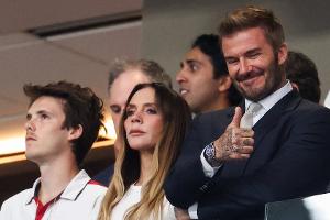 Zu früh gefreut: David Beckham siegessicher beim WM-Halbfinale