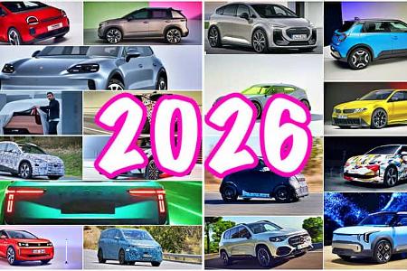 Collage Elektroautos 2026