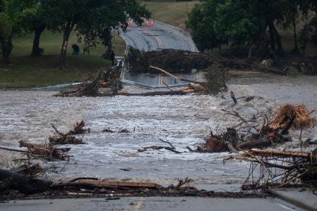 Weiter heftiger Regen in Texas erwartet.
