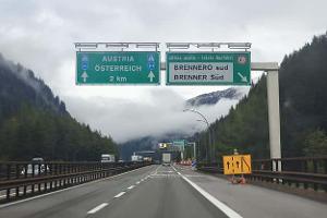 Brenner Autobahn Italien Alpen