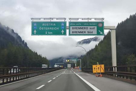 Brenner Autobahn Italien Alpen