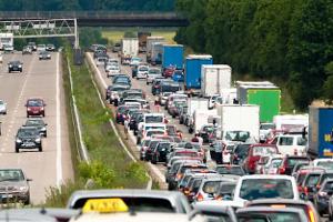 Stau Autobahn