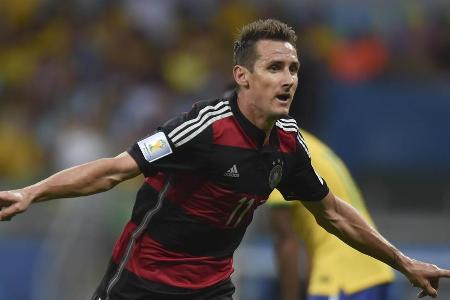Platz 3: Miroslav Klose (GER) - 16 Tore in 24 Spielen