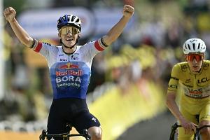Evenepoel gewinnt 15. Etappe - Vingegaard nach Sturz raus
