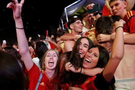 Spanien erwartet eine Million Fans beim Empfang in Madrid