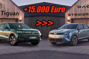 Dacia Striker VW Tiguan Vergleich