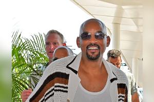 Kaum wiederzuerkennen: Will Smith mit Glatze in Monaco