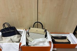 Sichergestellte Taschen