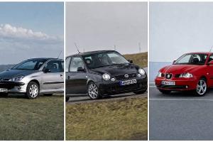 Peugeot 206, VW Lupo, Seat Ibiza