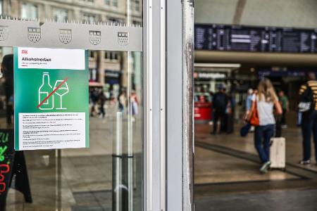 Im Hauptbahnhof Köln besteht bereits ein Alkoholverbot.