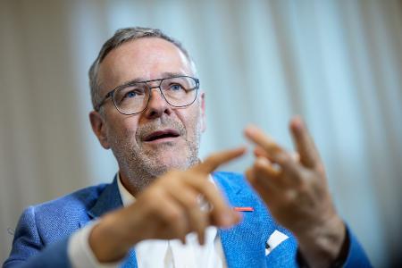 Handwerkspräsident Jörg Dittrich fordert positive Zukunftsvisionen. (Archivbild)