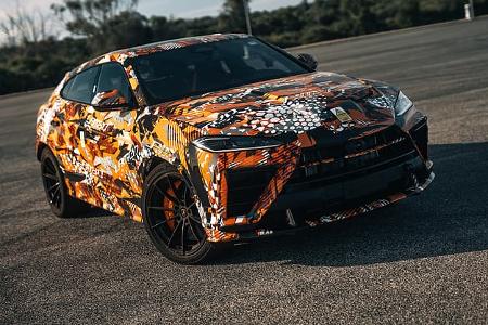 Lamborghini Urus SE Performante verhüllt Erlkönig Prototyp Fahrbericht