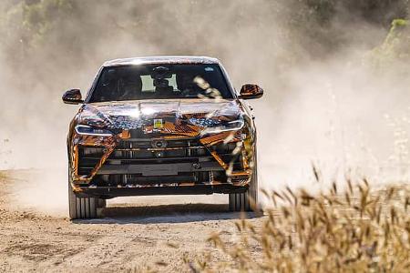 Lamborghini Urus SE Performante verhüllt Erlkönig Prototyp Fahrbericht