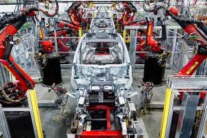 03/2024 Tesla Fabrik Gigafactory Produktion Texas