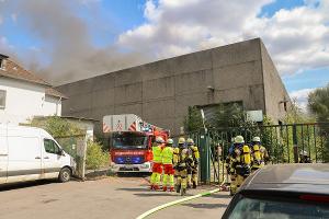 Blick auf die Einsatzstelle; Foto: Feuerwehr Essen