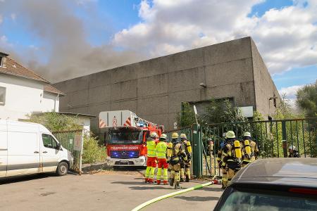 Blick auf die Einsatzstelle; Foto: Feuerwehr Essen