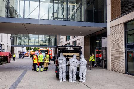 Das Einkaufszentrum wurde zwischenzeitlich abgesperrt.