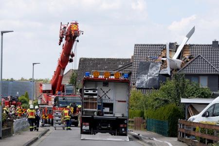 Polizei und Feuerwehr waren mit vielen Kräften vor Ort.