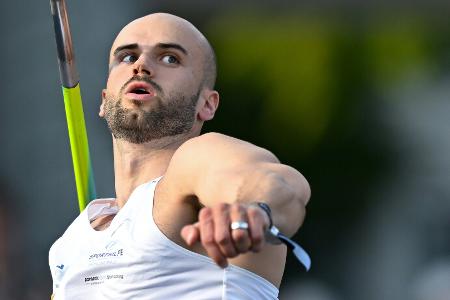 Speerwerfer Weber wieder Meister - Röhler nur Vierter