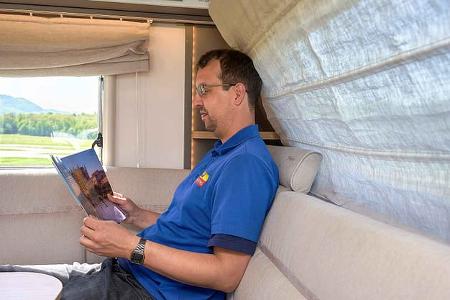 Kopffreiheit, LMC Videro 510 E, Caravan, Wohnwagen, Luxus