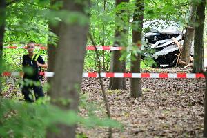 Tatfahrzeug: Mit diesem Fahrzeug fuhr der mutmaßliche Täter am Rande des Tiergartens in eine Menschenmenge. 