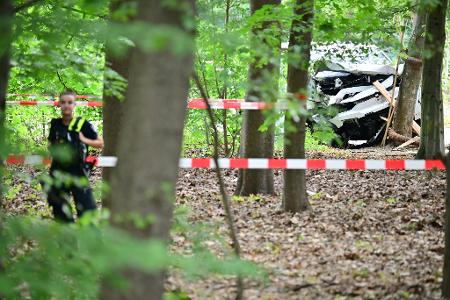 Mit diesem Fahrzeug fuhr der mutmaßliche Täter am Rande des Tiergartens in eine Menschenmenge. 
