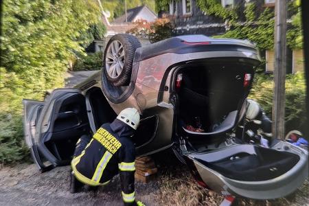Unfall in Gummersbach am 25. Juli.