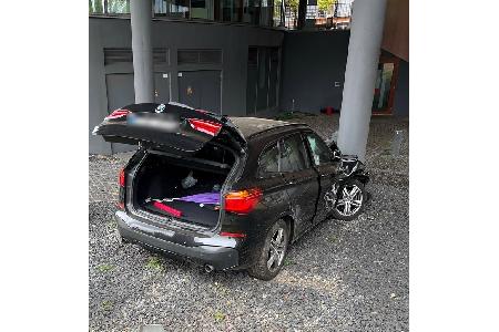 Unfallstelle in Huckingen
