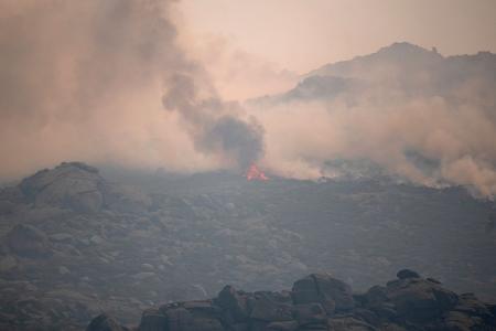 Die wesentliche Gesundheitsgefährdung bei einem Waldbrand entsteht durch die Feinstaubbelastung, sagt das Umweltbundesamt.