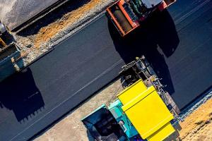 Asphalt Baustelle