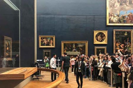 Paris, Camping, Reise, Louvre, Mona Lisa