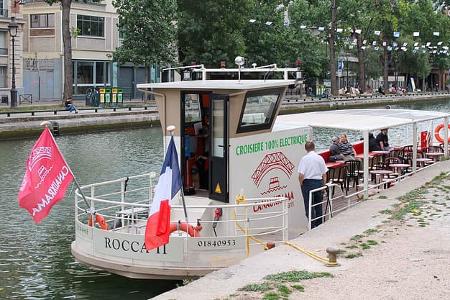 Paris, Camping, Reise, Schiff, Kanal