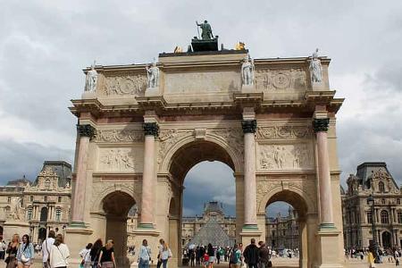 Paris, Camping, Reise, Arc de Triomphe, Tor
