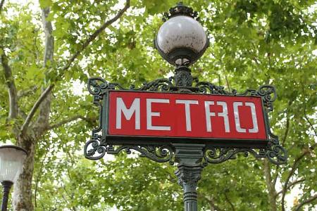 Paris, Camping, Reise, Metro, Schild