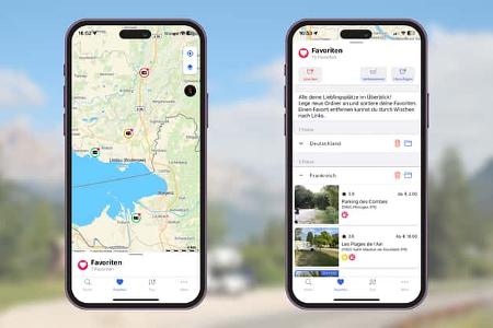 Favoritenmanagement in der App