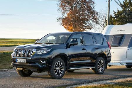 Toyota Land Cruiser im Zugwagentest